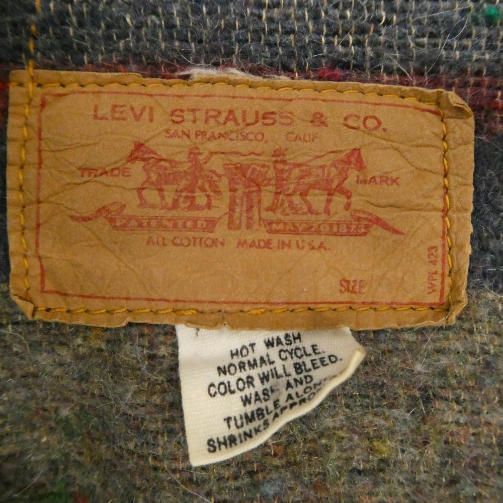 Levi's リーバイス 70s 70505-0317 4th BIG E ブランケット付き