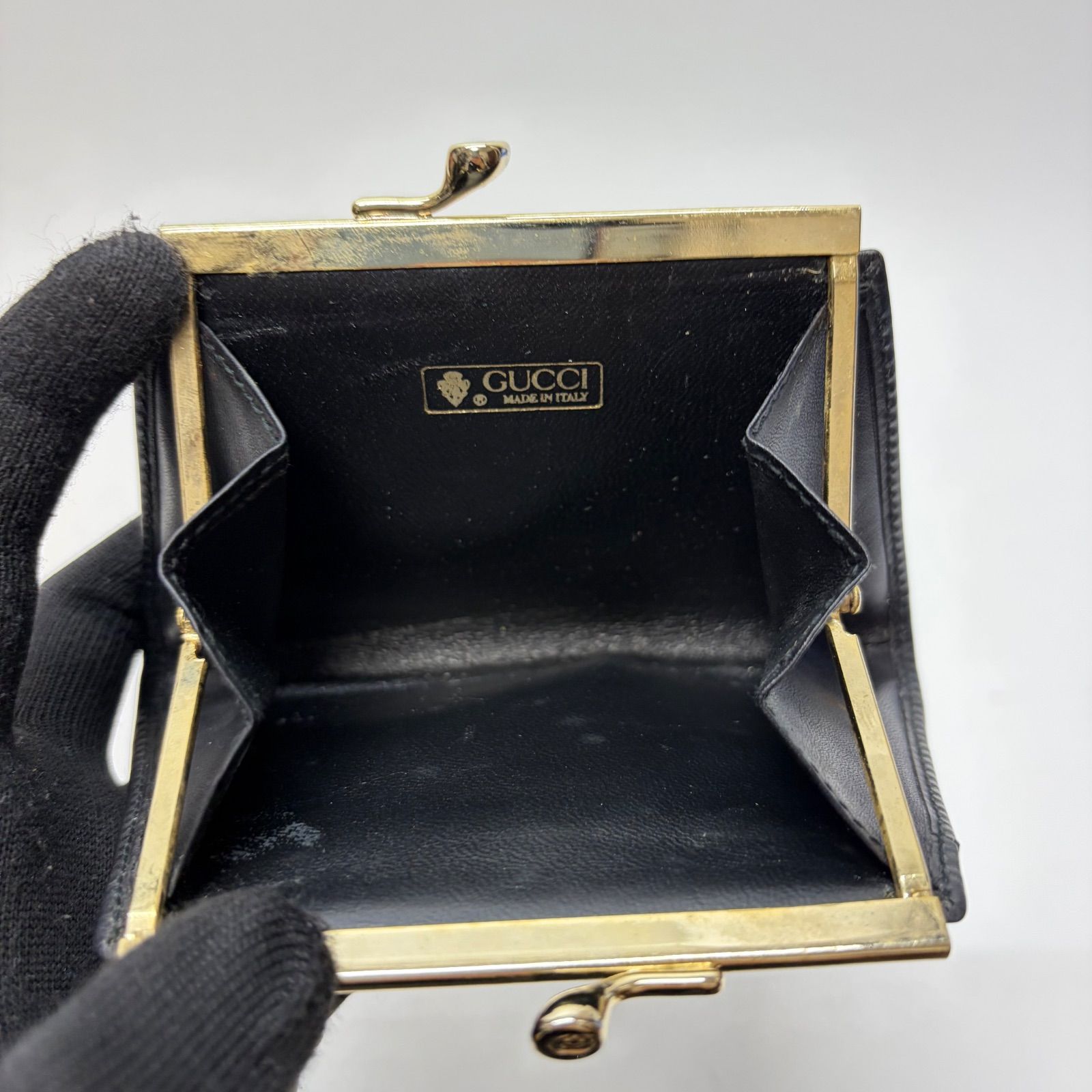 4199 GUCCI グッチ コインケース オールドグッチ 小銭入れ GG レザー 