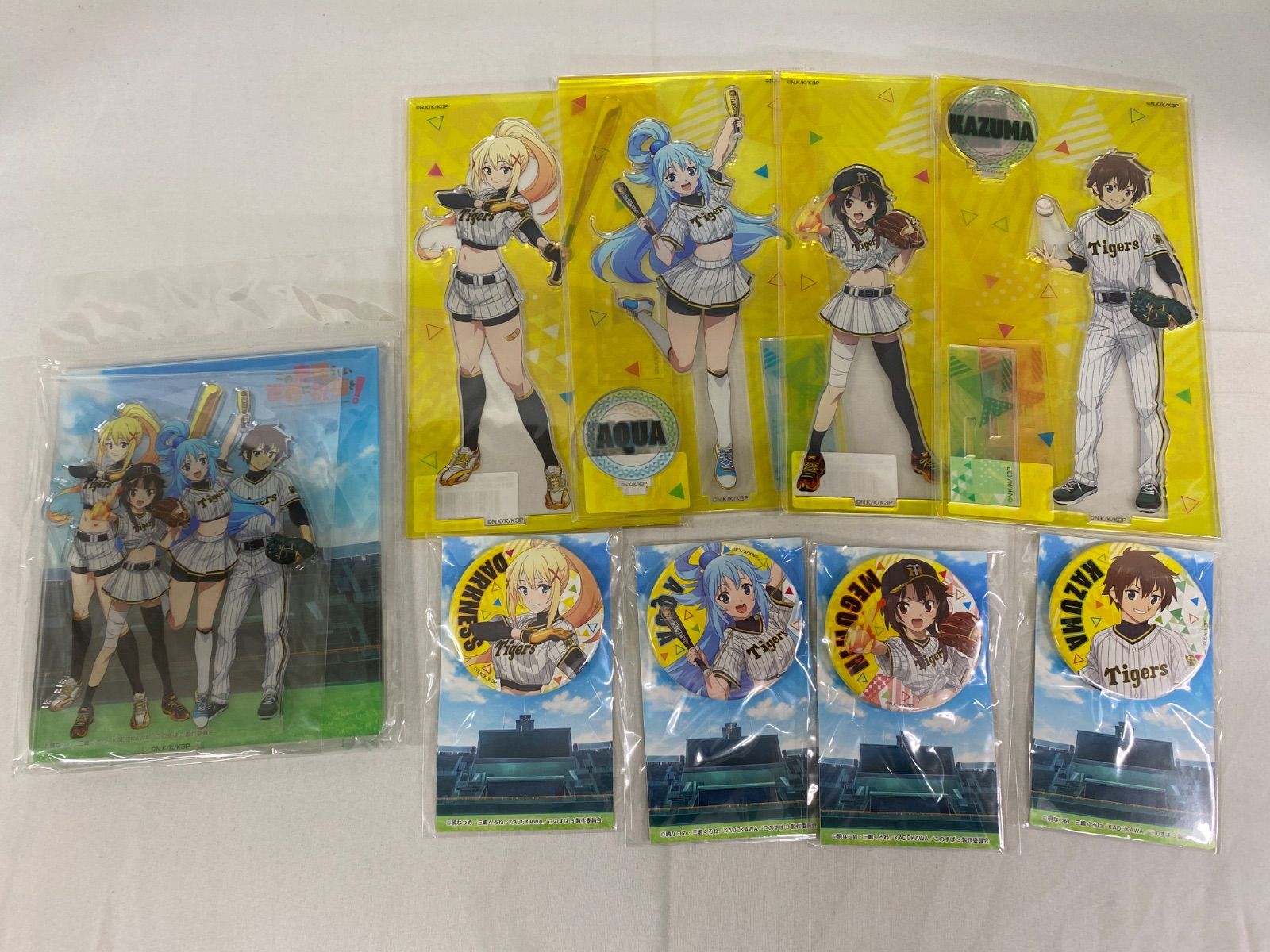 阪神タイガース グッズ 9点セット ☆【この素晴らしい世界に祝福を!】阪神タイガース グッズ9点セット