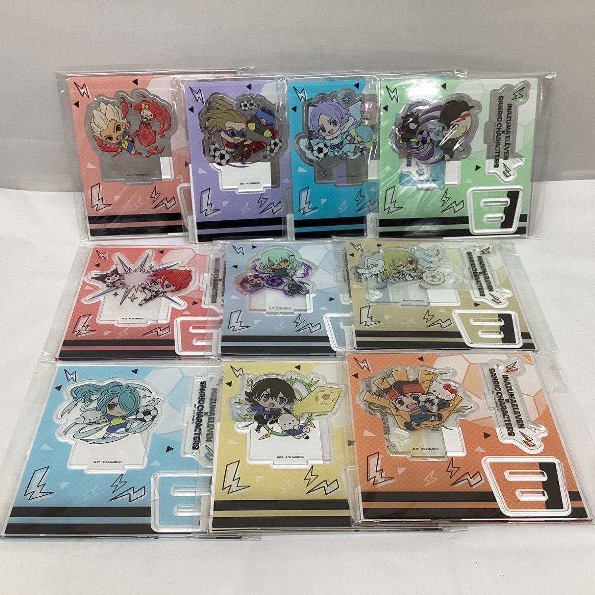 【未使用品】イナズマイレブン イナイレ サンリオコラボ アクリルスタンド 10点