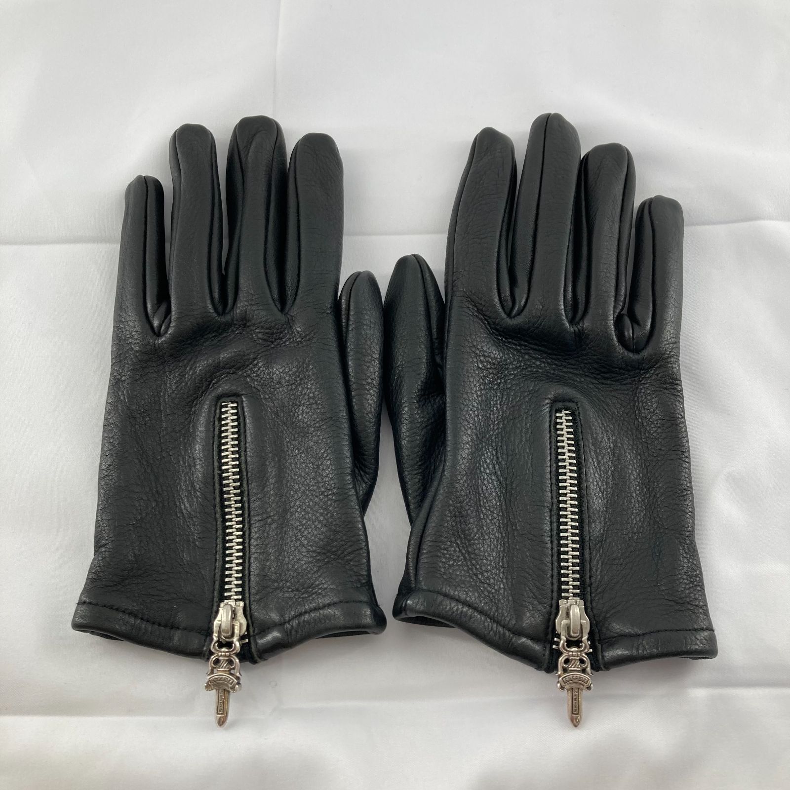 【美品】Chrome Hearts DGR ZIP GROVE CHROME HEARTS(クロムハーツ) DGR ZIP GROVE ダガージップレザー