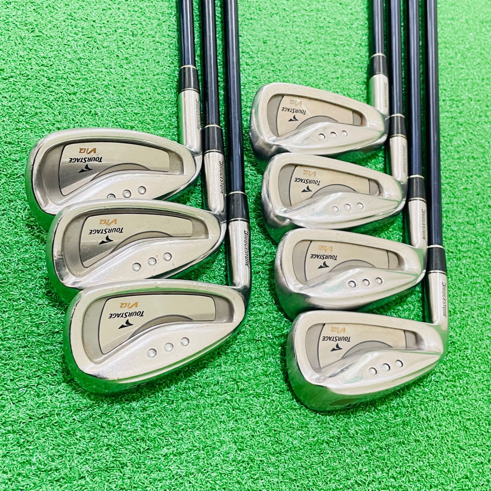 左 アイアンセット ツアーステージ ViQ / 7本セット / 良品 9972 TOURSTAGE VIQ ツアーステージ メンズ レフティ 左利き アイアン7