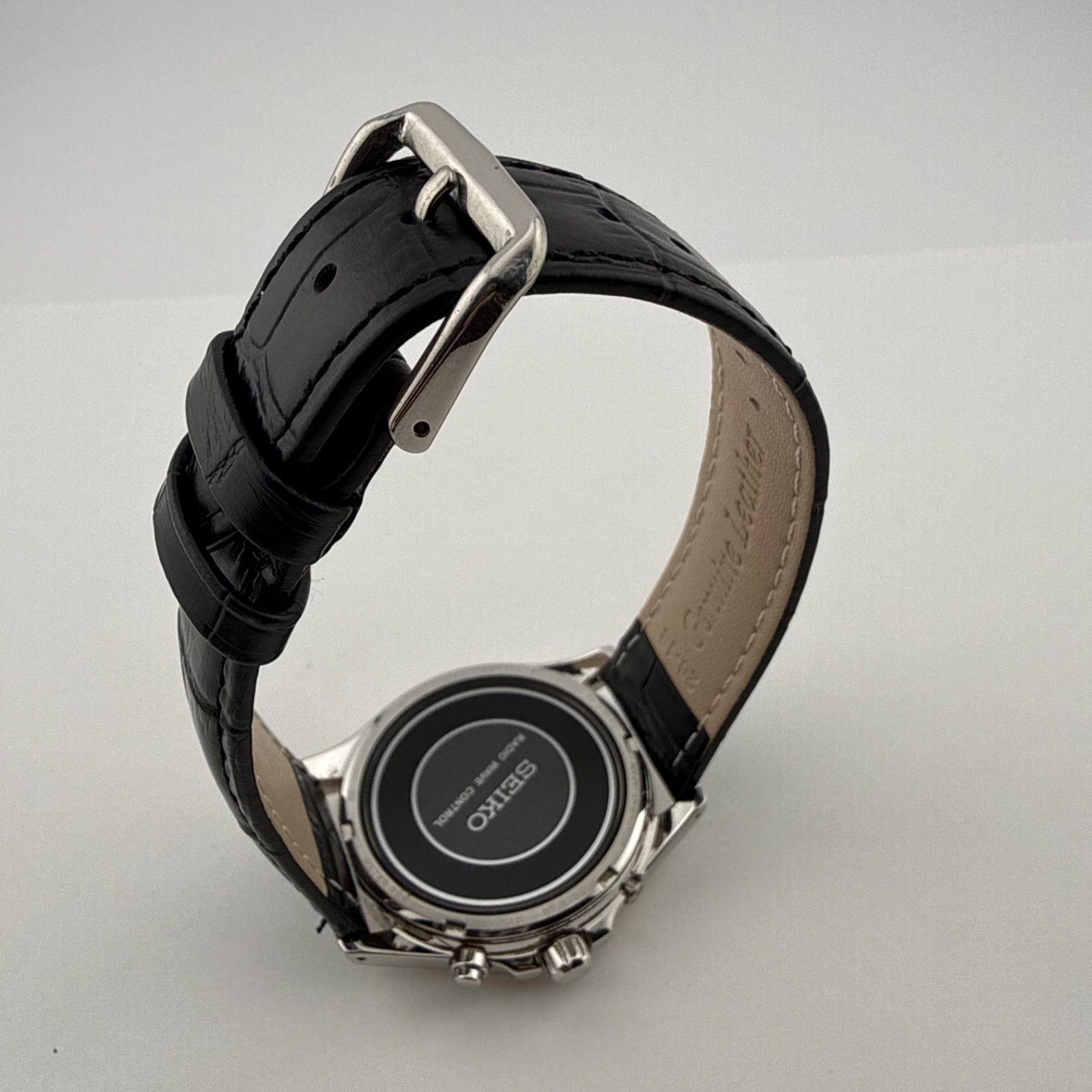 SEIKO 7B22-0BN0 セイコー メンズ 腕時計 電波ソーラー 稼働品 電波 