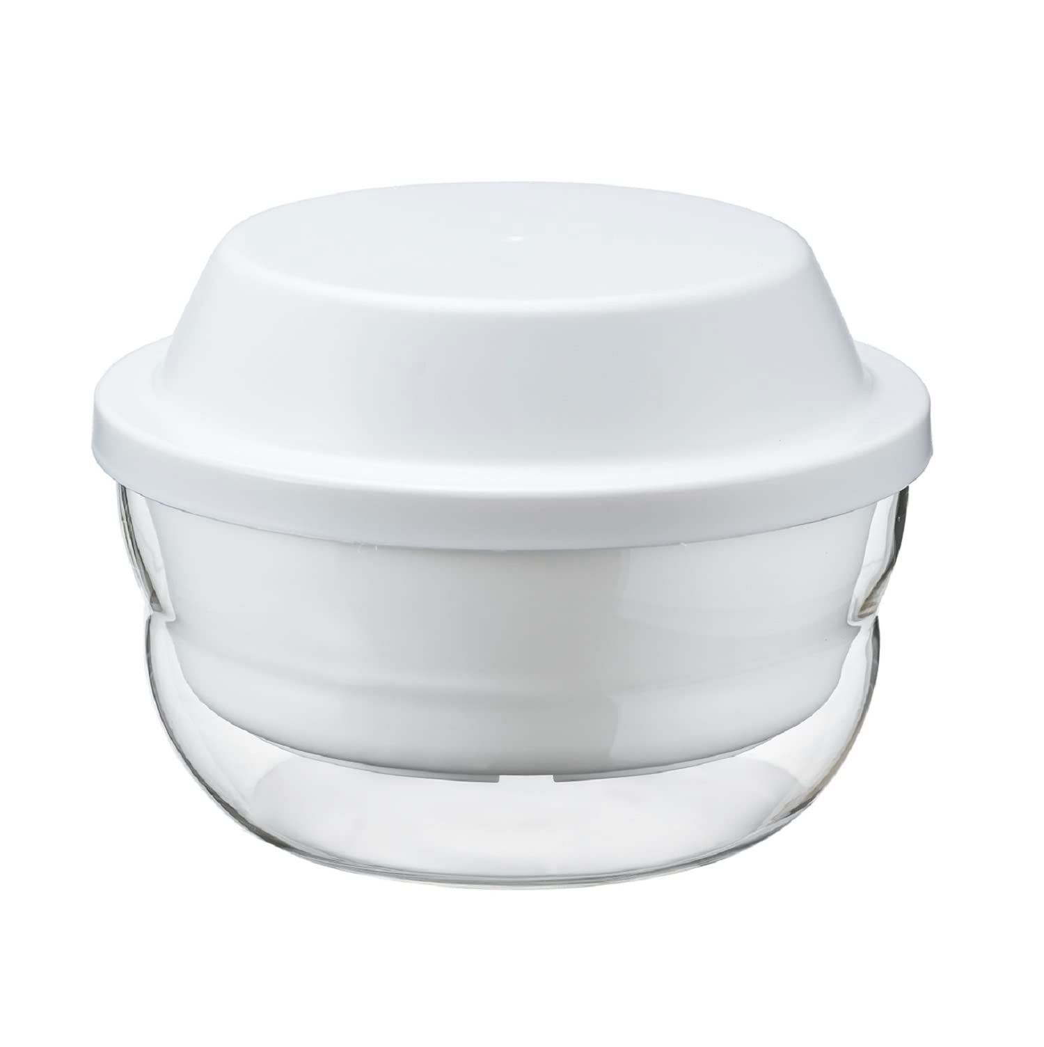 【売切注意】 満水容量1200ml レンジで簡単調理 ホワイト 日本製 ガラスのレンジ蒸し器 電子レンジ おかず クリームスープ HARIO(ハリオ) 手作り XMK-120-W