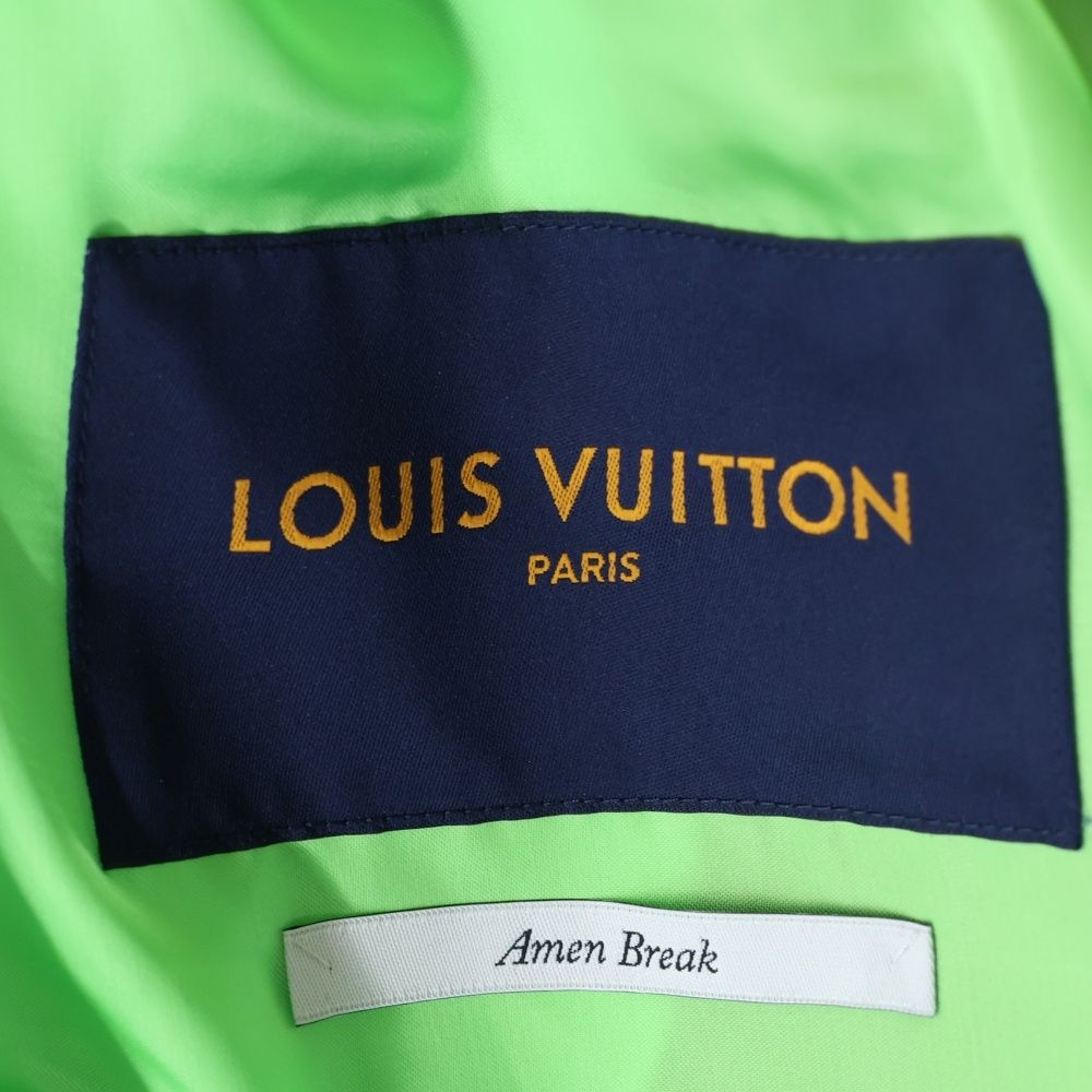 LOUIS VUITTON ルイヴィトン 22SS グラデーションモノグラム スタジアムジャケット ブルー/グリーン RM221 MJY HML95E LOUIS VUITTON (ルイヴィトン) 22SS グラデーションモノグラム