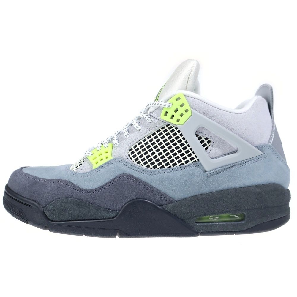 NIKE (ナイキ) AIR JORDAN 4 RETRO LE NEON エアジョーダン4 レトロ ネオン ハイカットスニーカー イエロー/グレー US11/29cm CT5342-007