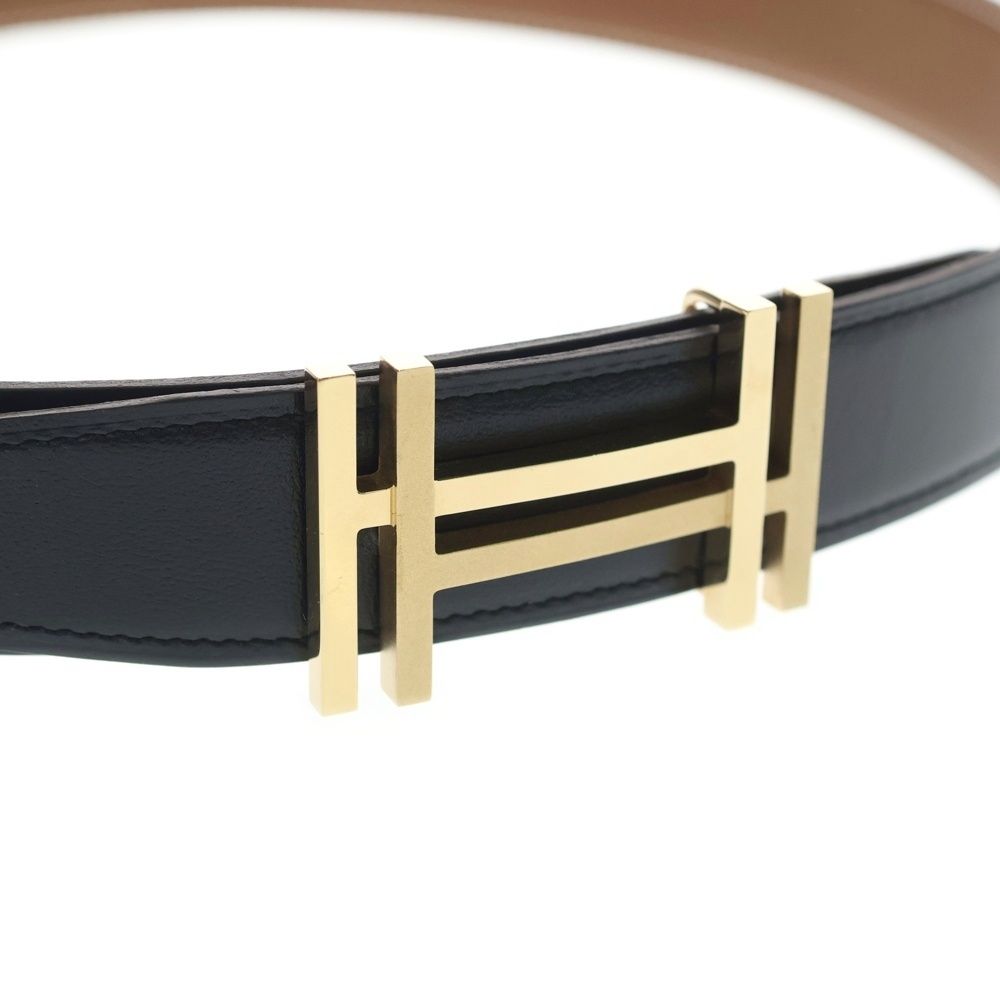 HERMES (エルメス) H オ カレ ゴールドロゴバックル リバーシブル