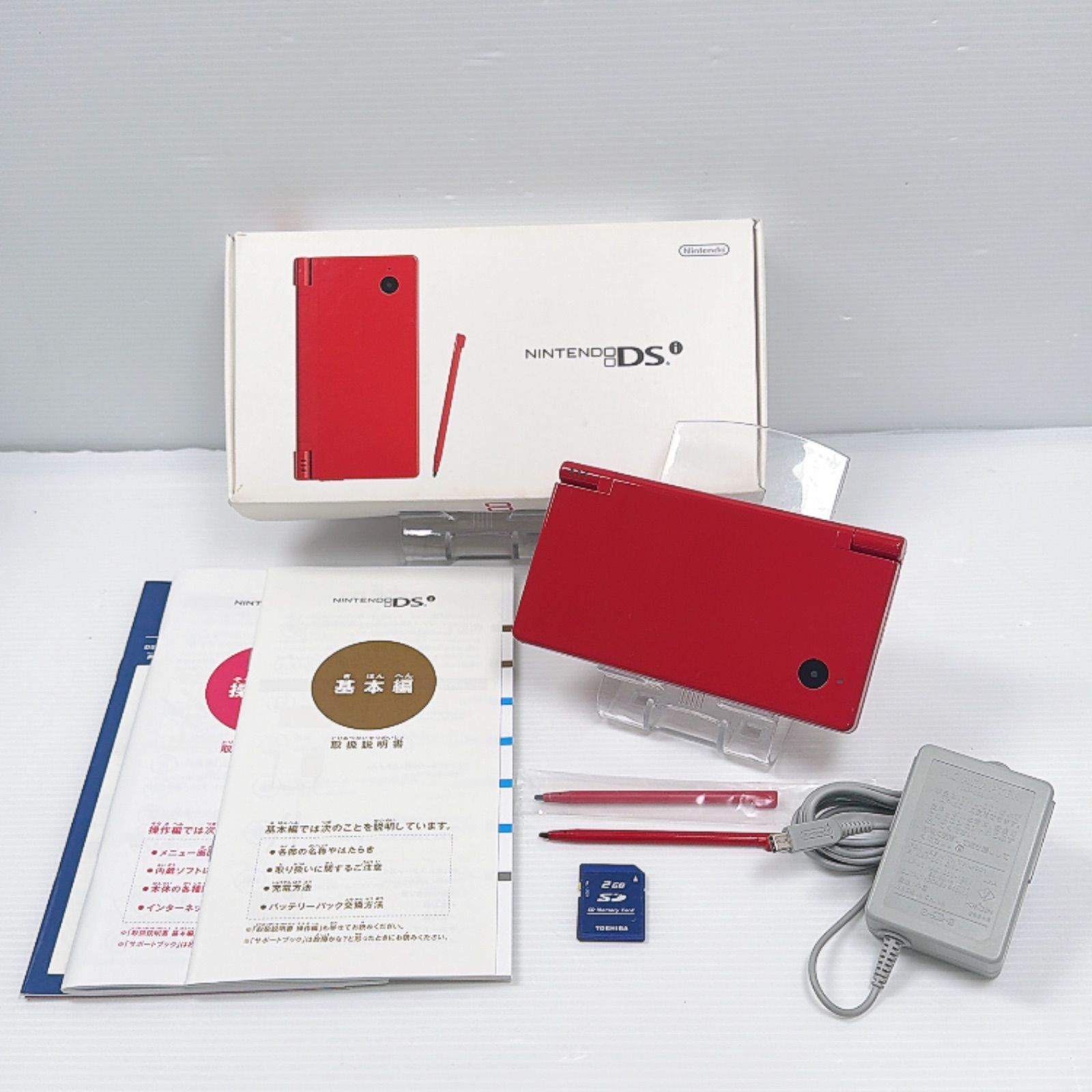 Good Condition Nintendo DSi Red Playable Set Operation Confirmed Box Instructions Included Nintendo DS DSi DSi Nintendo Control Number M1816