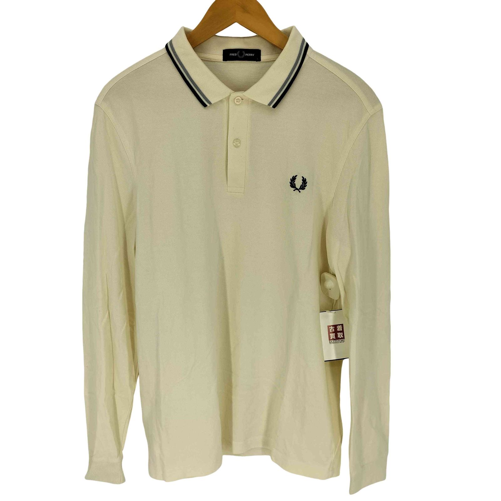 フレッドペリー FRED PERRY The Fred Perry Shirt ロゴ刺繍 鹿の子 L/S