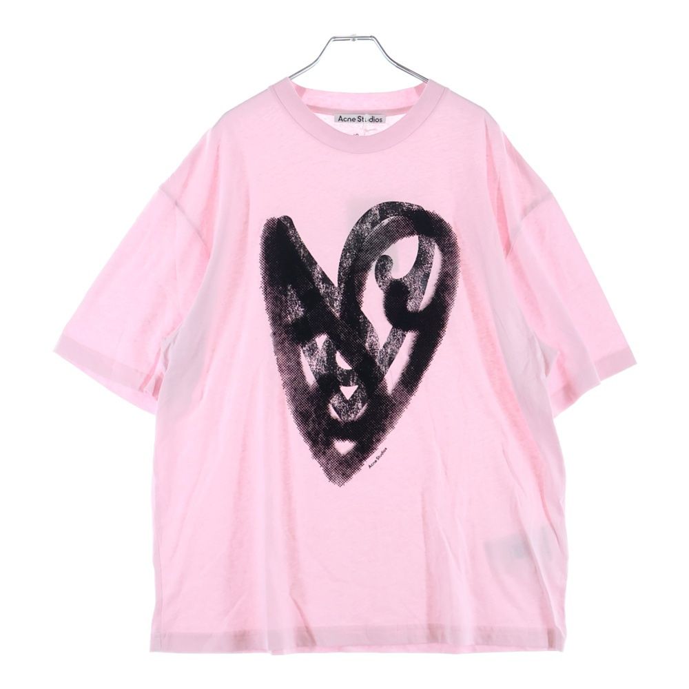 Acne Studios (アクネ ストゥディオズ) ハートロゴ 半袖Tシャツ