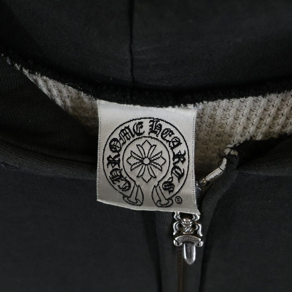 CHROME HEARTS (クロムハーツ) OLD THRML SWTSHRT HD ZIP 裏地サーマル