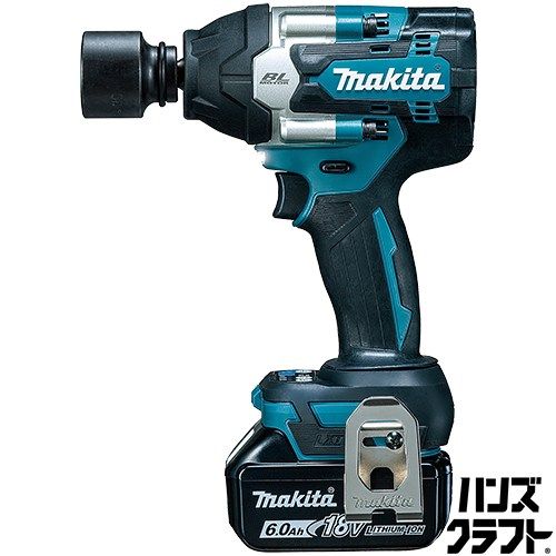 ★マキタ makita　充電式インパクトレンチ　TW700DRGX　バッテリ18V6.0Ah×2 充電器付き　※ソケット別売品　未使用 純正品