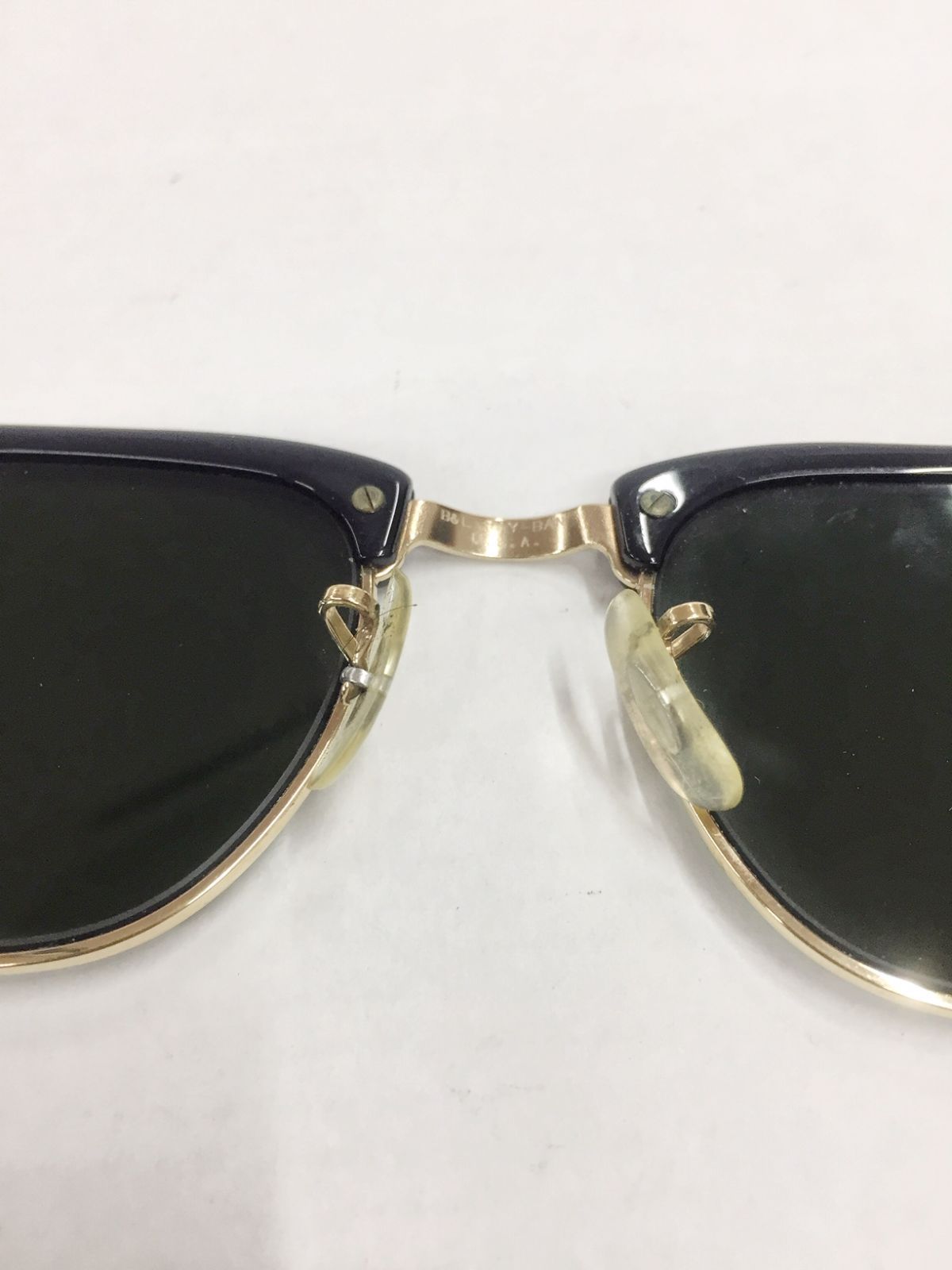 希少 ボシュロム製　Rayban レイバン クラブマスター B&L Ray-Ban - Ray-Ban レイバン ~90's B&L社 ボシュロム社 CLUB MASTER