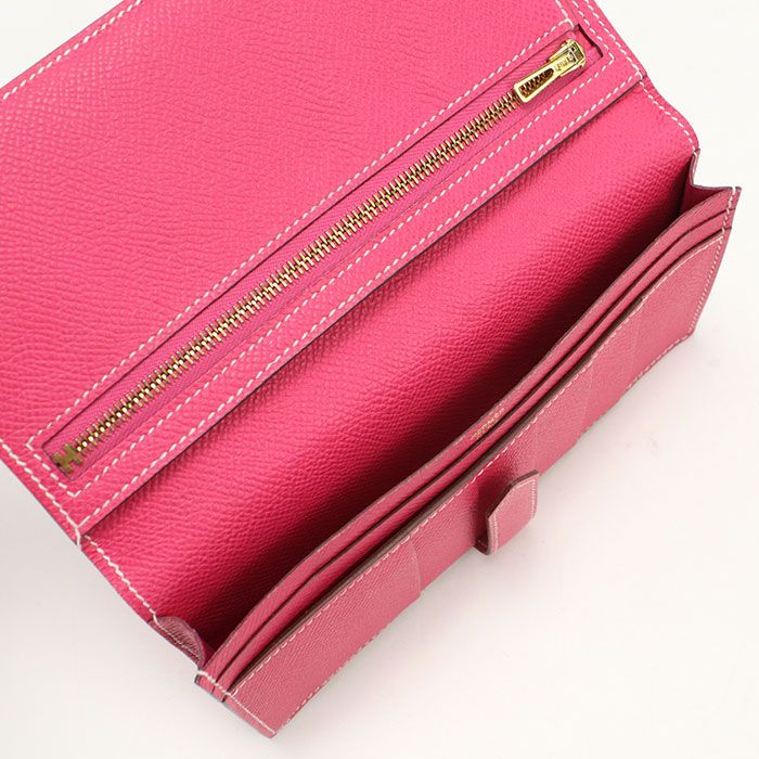 HERMES エルメス ベアンスフレ 長財布ニ折小銭入付き/ベアンスフレ
