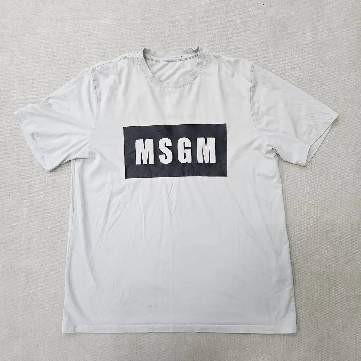 XL MSGM ボックスロゴ 半袖Tシャツ 0316Y-最大70％オフ