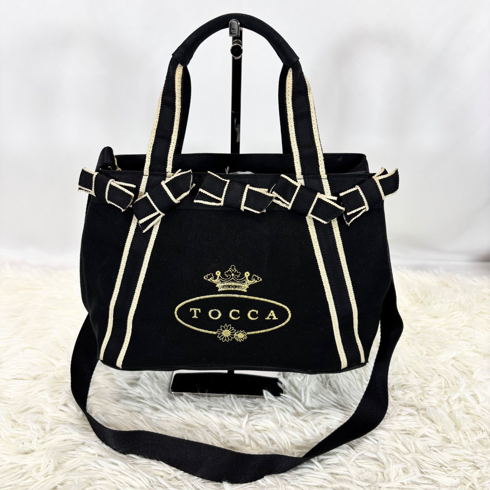 トッカ TOCCA 2WAY トートバッグ クロスボディー 手持ち 手提げ
