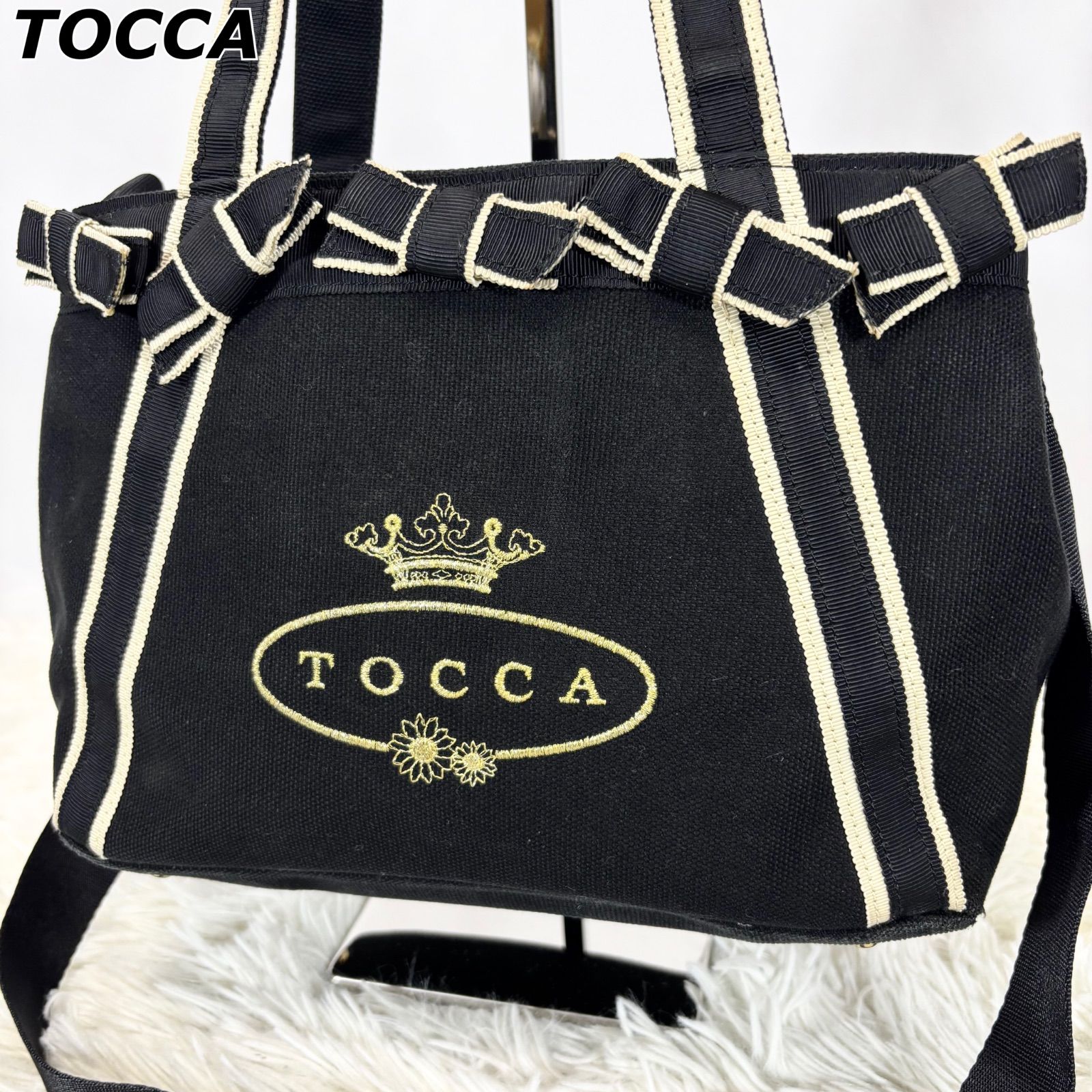 トッカ TOCCA 2WAY トートバッグ クロスボディー 手持ち 手提げ 
