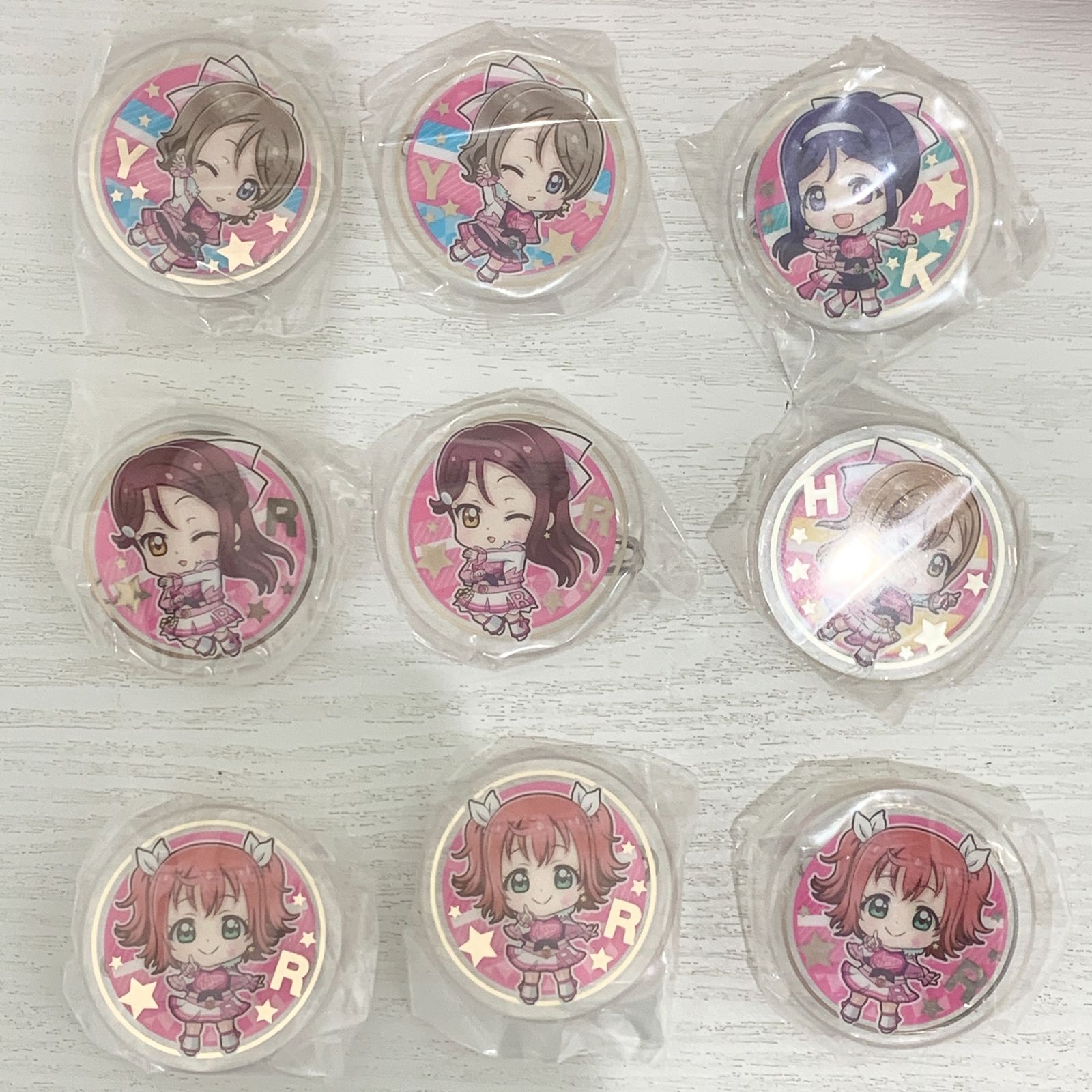 ラブライブ!サンシャイン!! かぷりるずバッジspecial 9個セット 渡辺曜