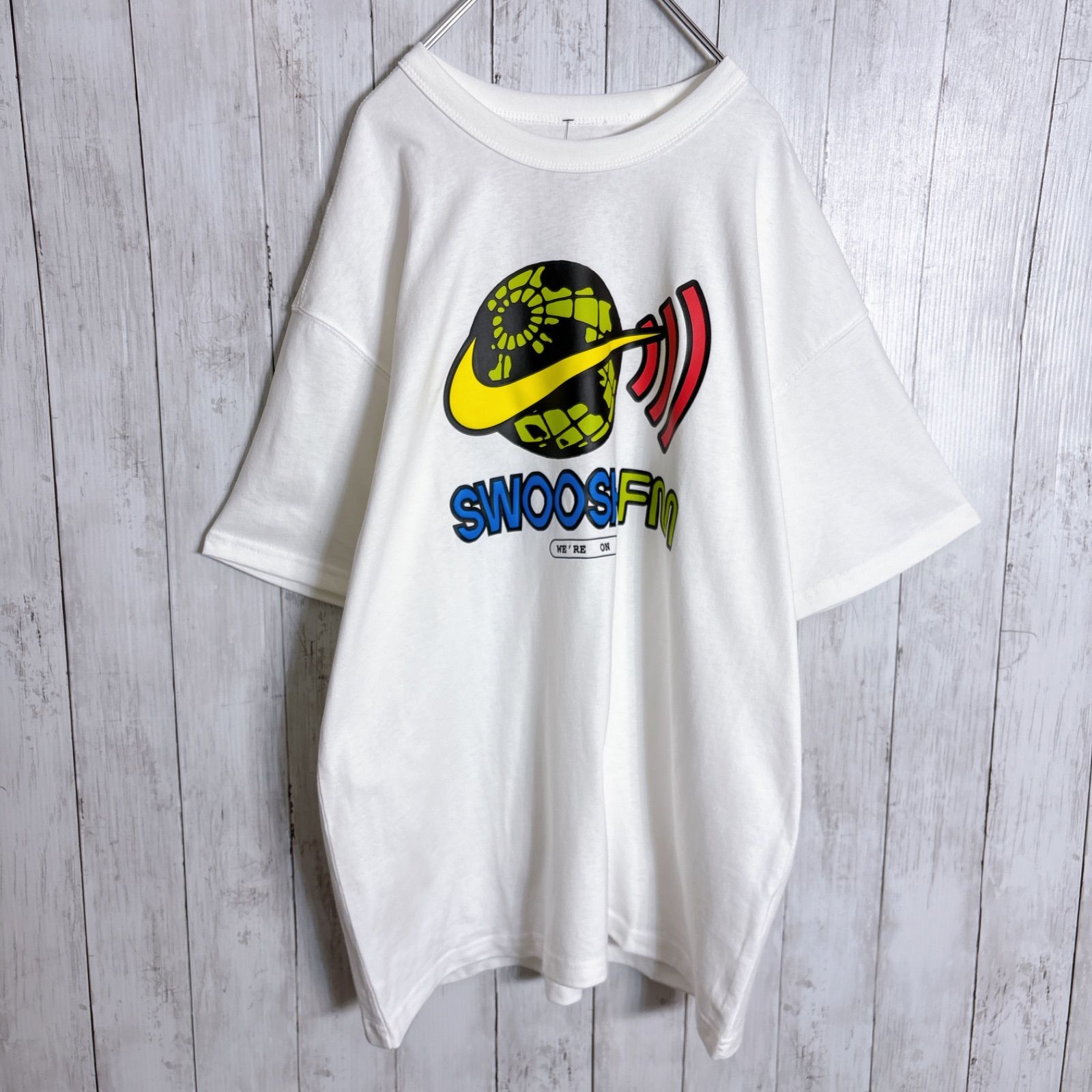 新品未使用/国内正規品】ナイキ NIKE 電波 ロゴプリント 半袖Tシャツ L 