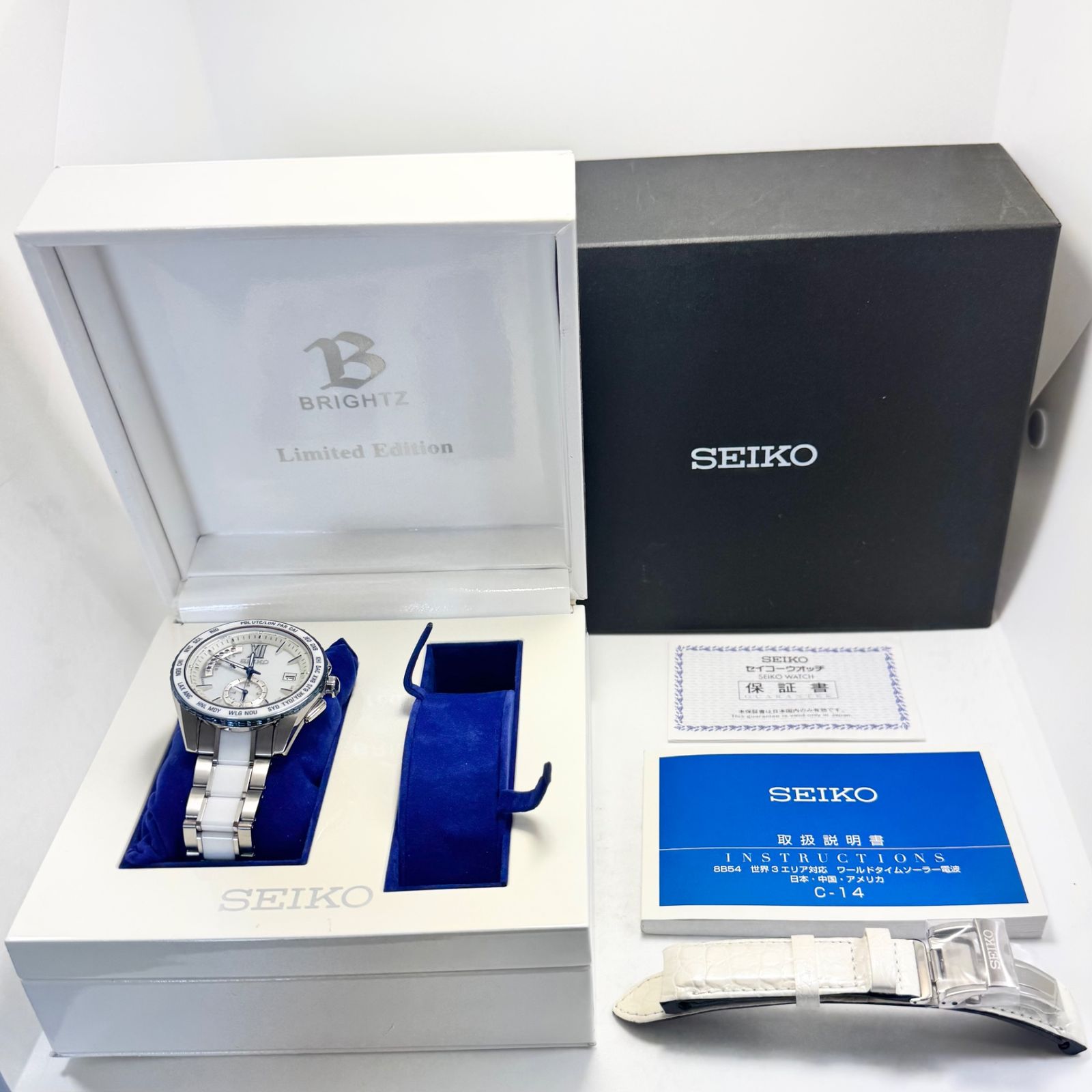 希少】腕時計 メンズ セイコー SEIKO ブライツ モーション・ブルー