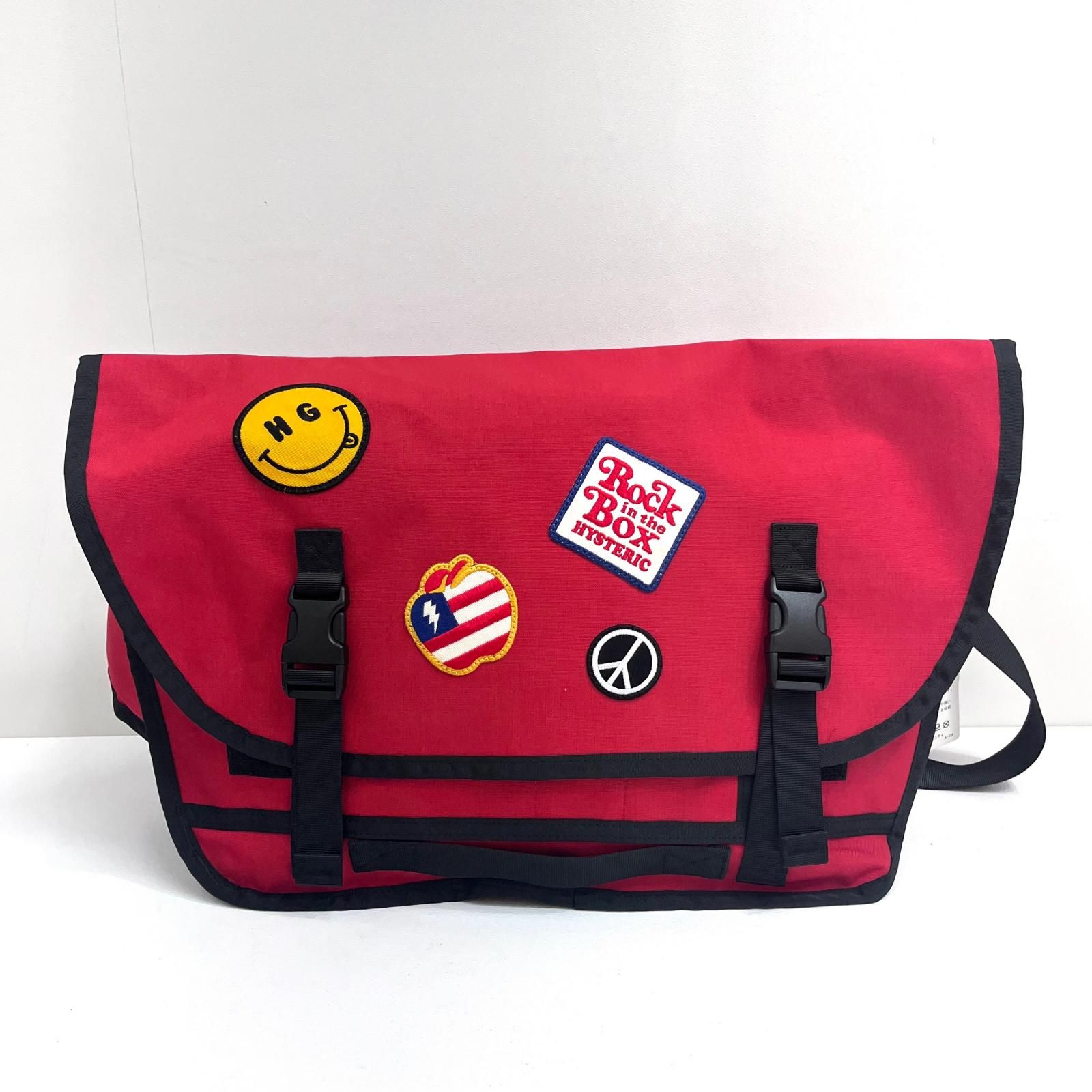 激レア ヒステリックグラマー スタッズ ボディバッグ レッド ワッペン Y2K 加古川店】 中古 HYSTERIC GLAMOUR | ヒステリックグラマー
