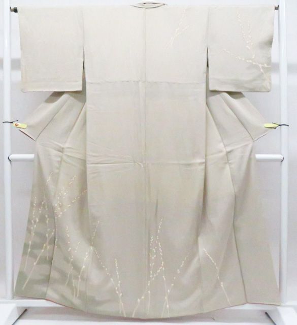 【一輝堂】付下げ 着物 正絹 身丈約159.5cm 裄丈約61.5cm 26z04-2090