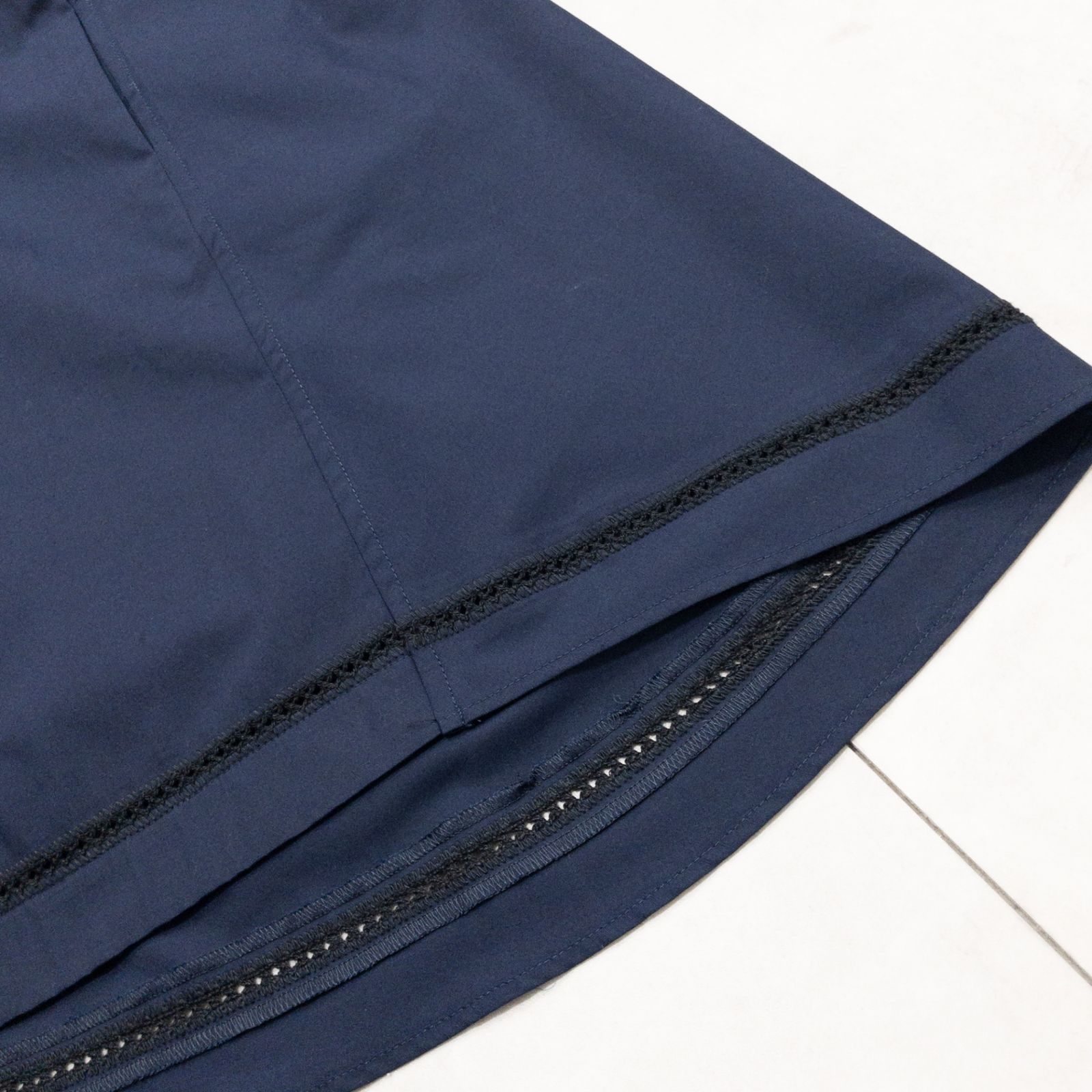 sacai サカイ ワンピース ハトメ レースアップ ギャザー コットン