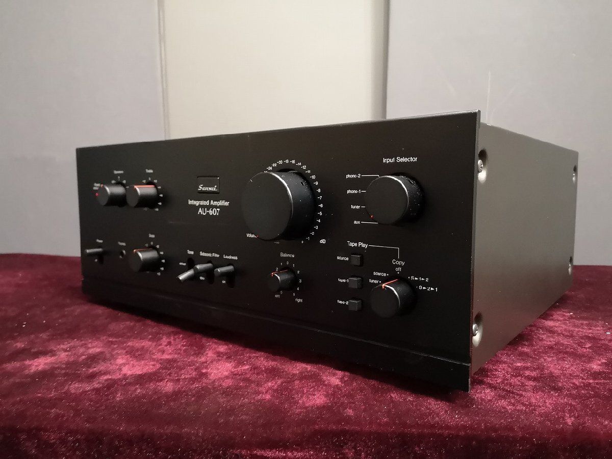 ◇大感謝祭!!◇保証付レストア整備済 SANSUI サンスイ AU-607 ◇大感謝祭!!◇保証付レストア整備済 SANSUI サンスイ AU-607