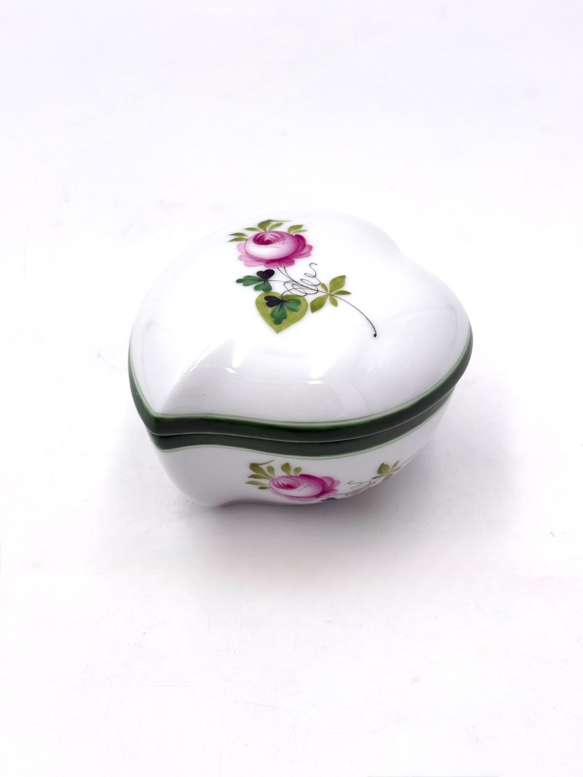 ヘレンド Herend ウィーンの薔薇 ボンボニエール ボンボン入れ ハート