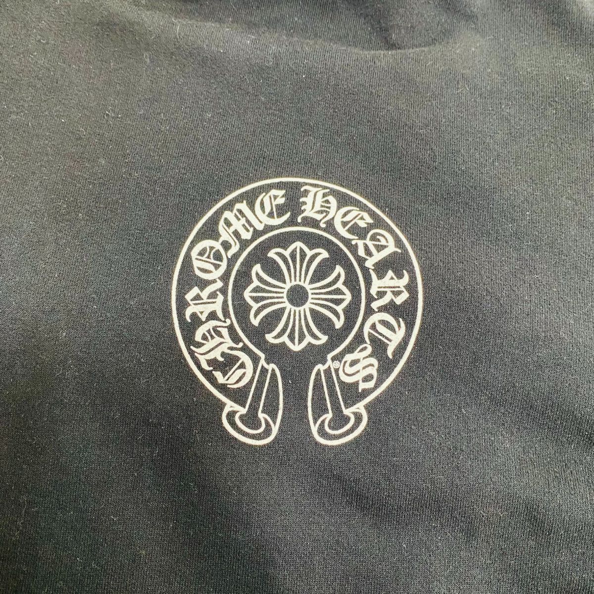 CHROME HEARTS クロムハーツ パーカー コットン サイズM ブラック