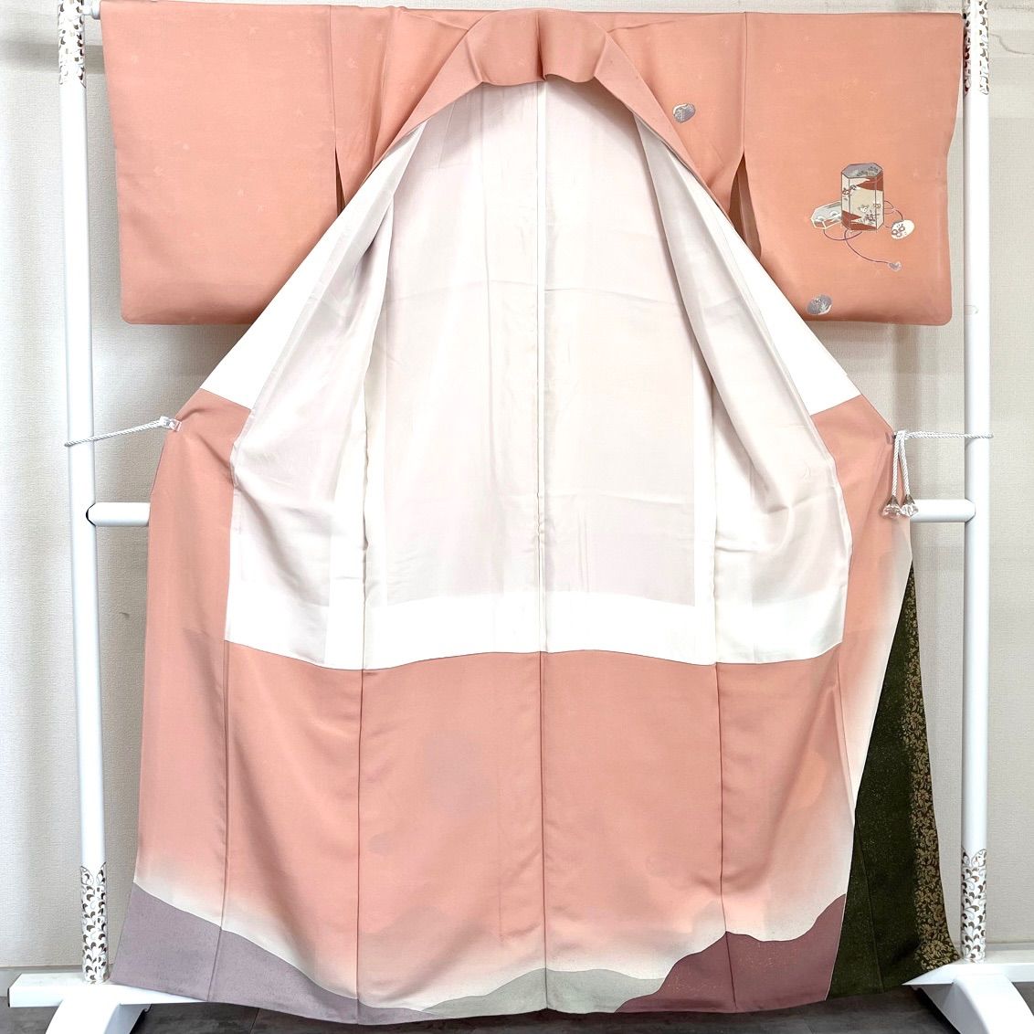 美品 逸品 可憐 金彩加工 正絹訪問着 K1307 - メルカリ
