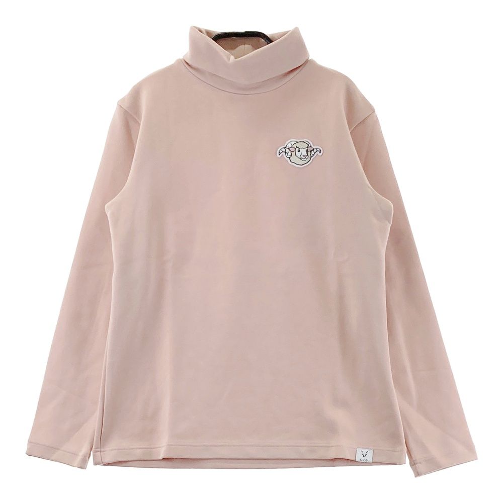 サイズ：2 CPG GOLF シーピージーゴルフ 1109-24227 長袖タートルネックTシャツ  ピンク系 [240101676076] ゴルフウェア レディース ストスト サイズ：2 CPG GOLF シーピージーゴルフ 1109-24227 長袖