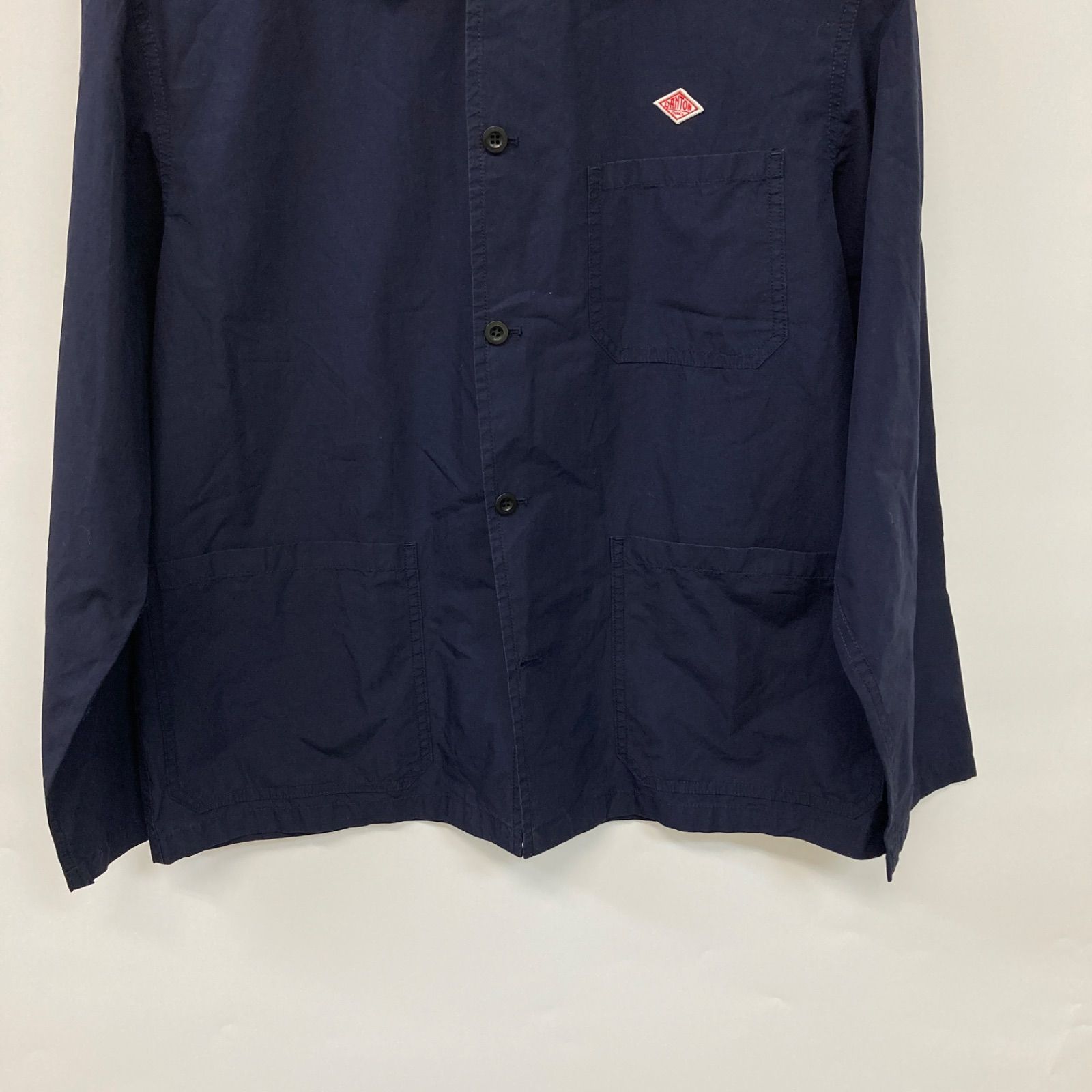 DANTON ダントン トップス 長袖 カバーオールシャツ ネイビー