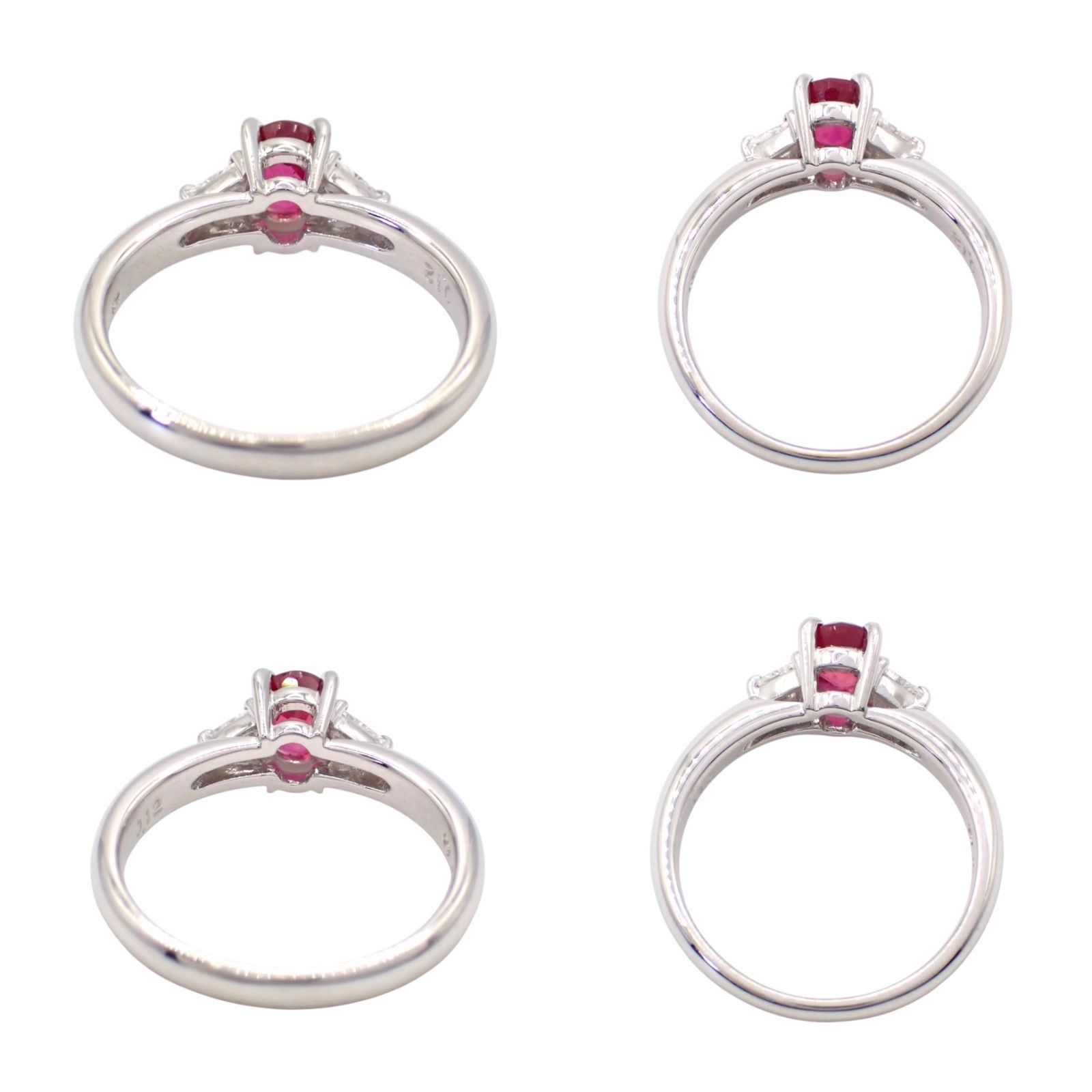 田崎真珠 タサキ TASAKI 12号 ルビー 0.81ct ダイヤモンド ダイヤ 0.12 