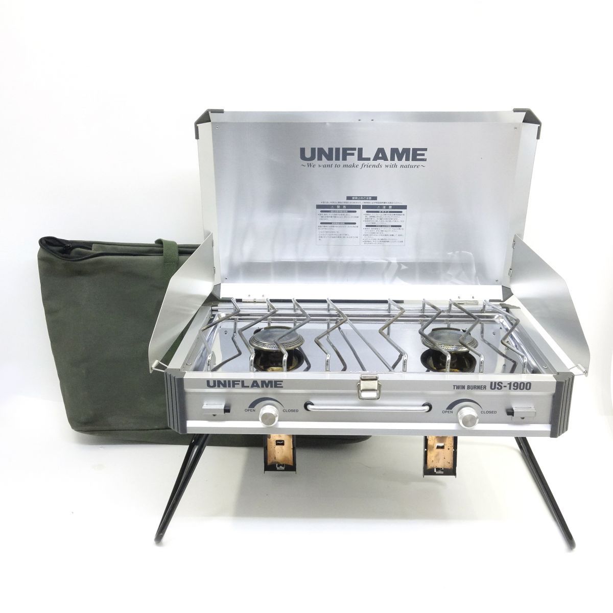 UNIFLAME ユニフレーム US-1900 ツインバーナー ※中古
