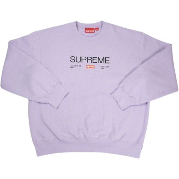 Size【M】 SUPREME シュプリーム 24SS Established Crewneck Violet 
