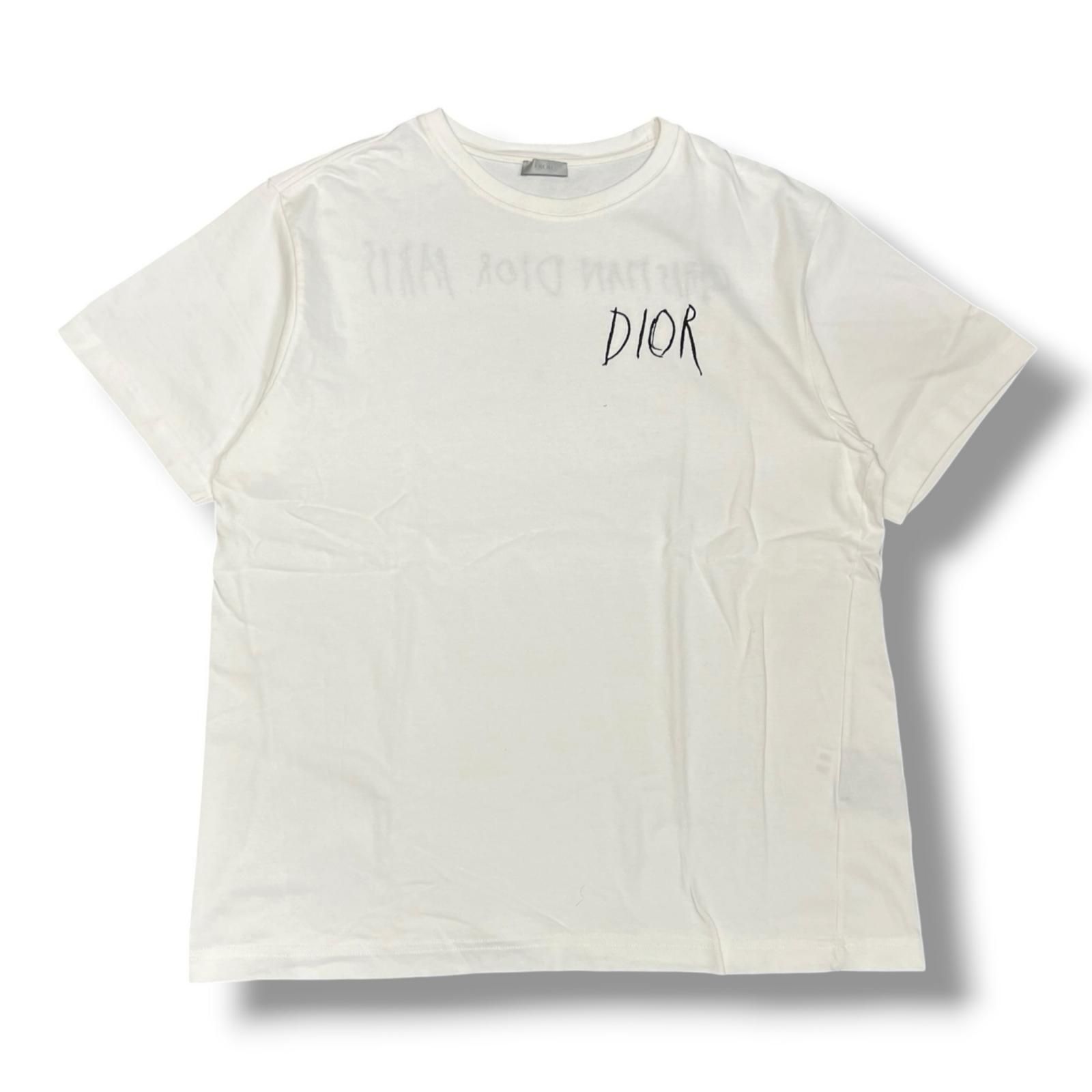 国内正規 Dior × Raymond Pettibon 19AW mbroidery Logo T-shirt 刺繍