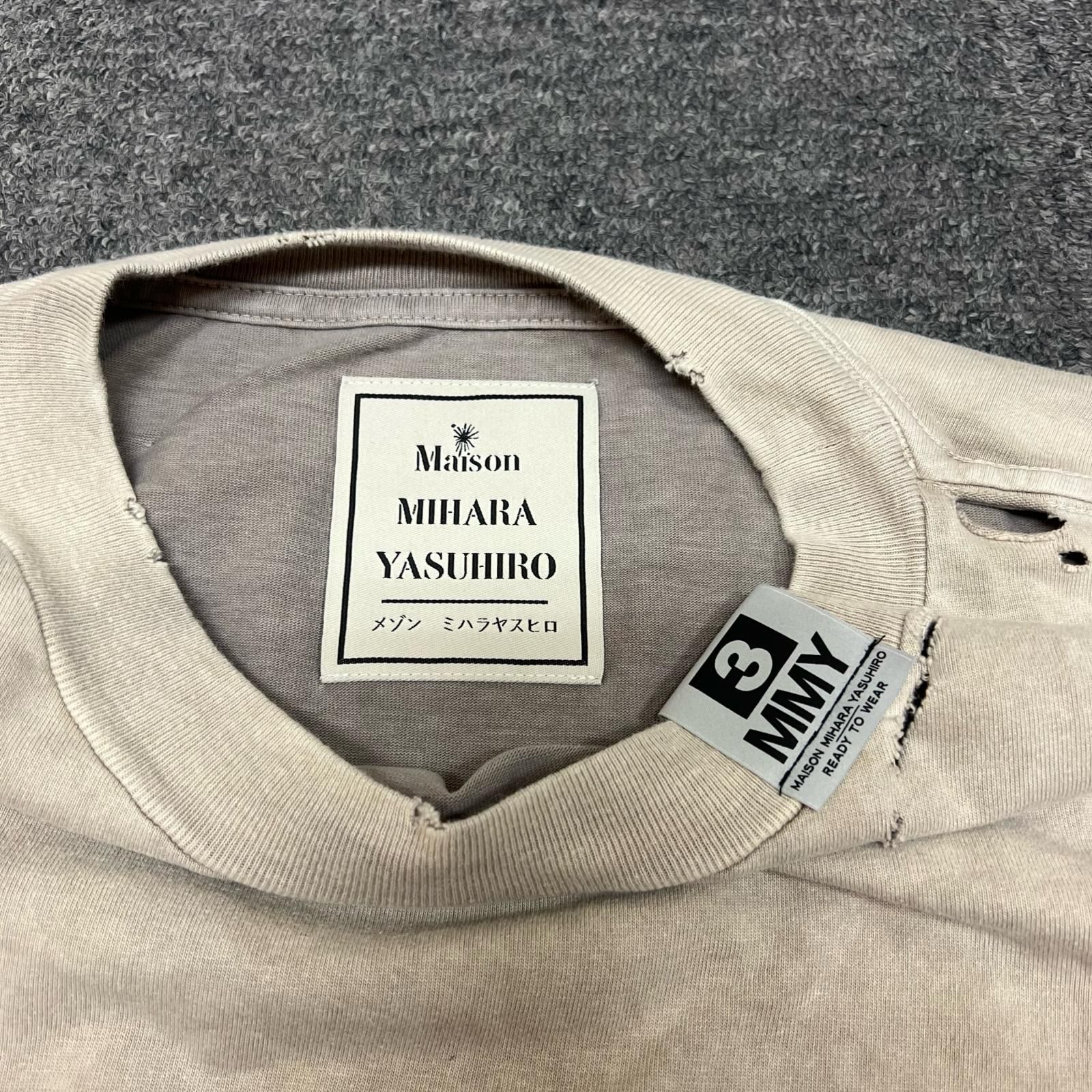 参考上代40700円 Maison MIHARA YASUHIRO 24SS Sunfaded Huge Tee サン 
