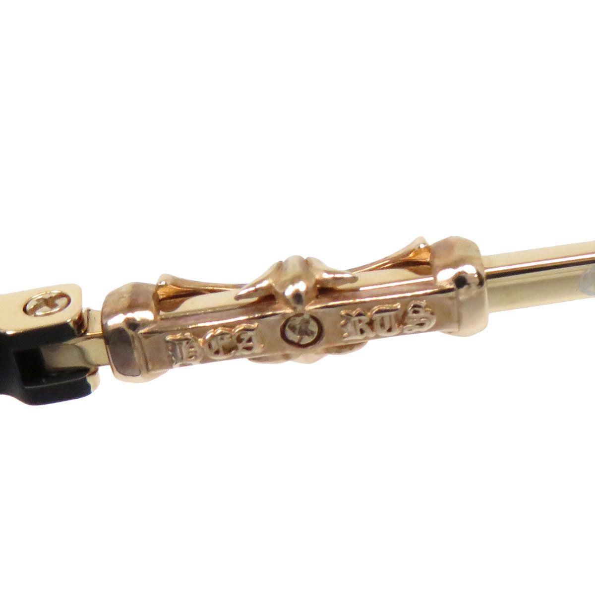 クロムハーツ ORALGAMI ダブルブリッジ サングラス プラスチック GP ユニセックス ブラック CHROME HEARTS 【中古】 【アパレル・小物】 Chrome Hearts - クロムハーツ ORALGAMI ダブルブリッジ サングラス