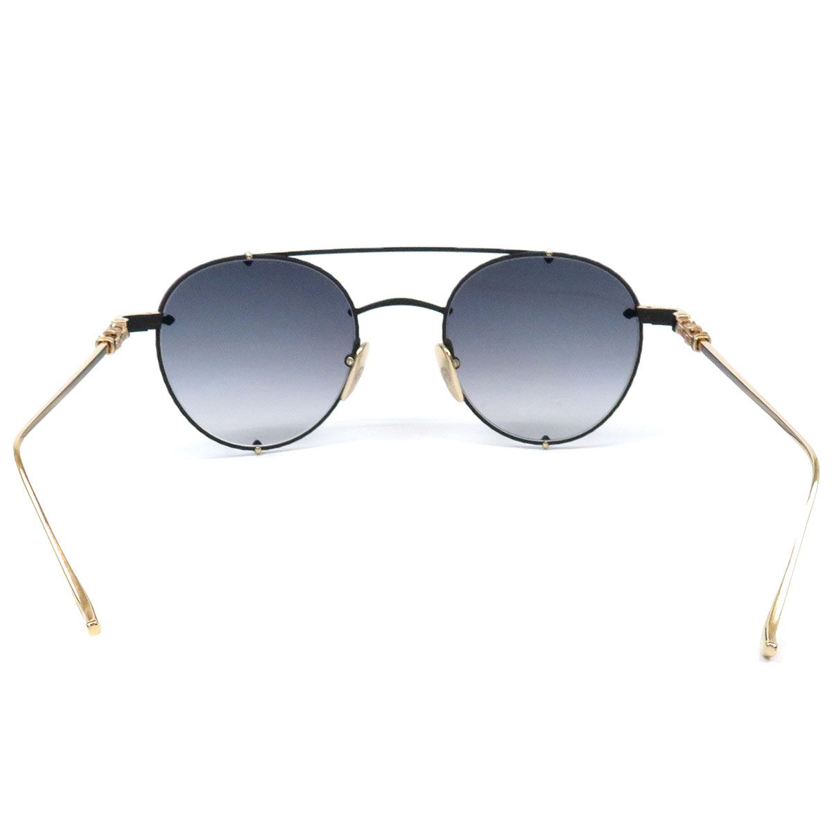 クロムハーツ ORALGAMI ダブルブリッジ サングラス プラスチック GP ユニセックス ブラック CHROME HEARTS 【中古】 【アパレル・小物】 クロムハーツ ORALGAMI ダブルブリッジ サングラス プラスチック GP