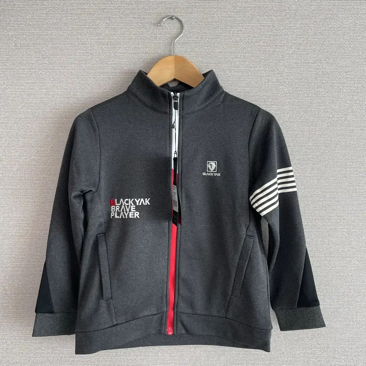BLACK YAK グレー ジップアップジャケット