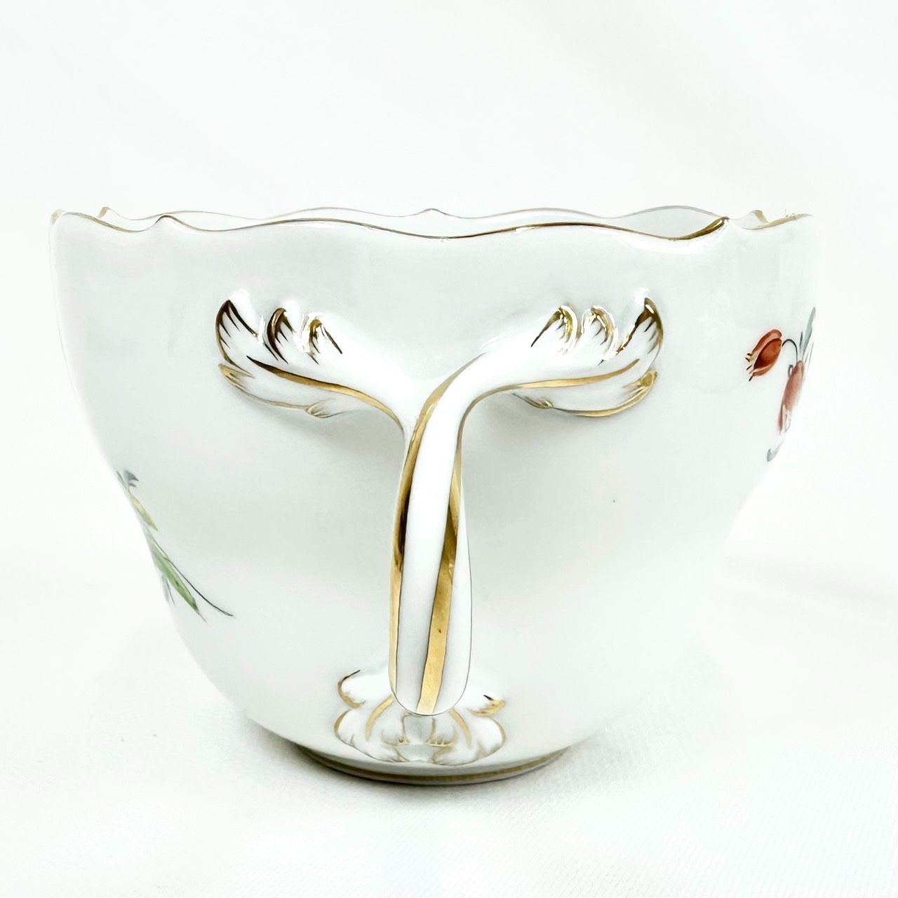 返品OK】美品 Meissen マイセン カップ & ソーサー ベーシックフラワー 