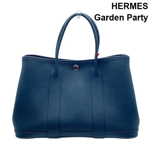 ○ 美品 エルメス HERMES ガーデンパーティ ハンドバッグ トートバッグ 
