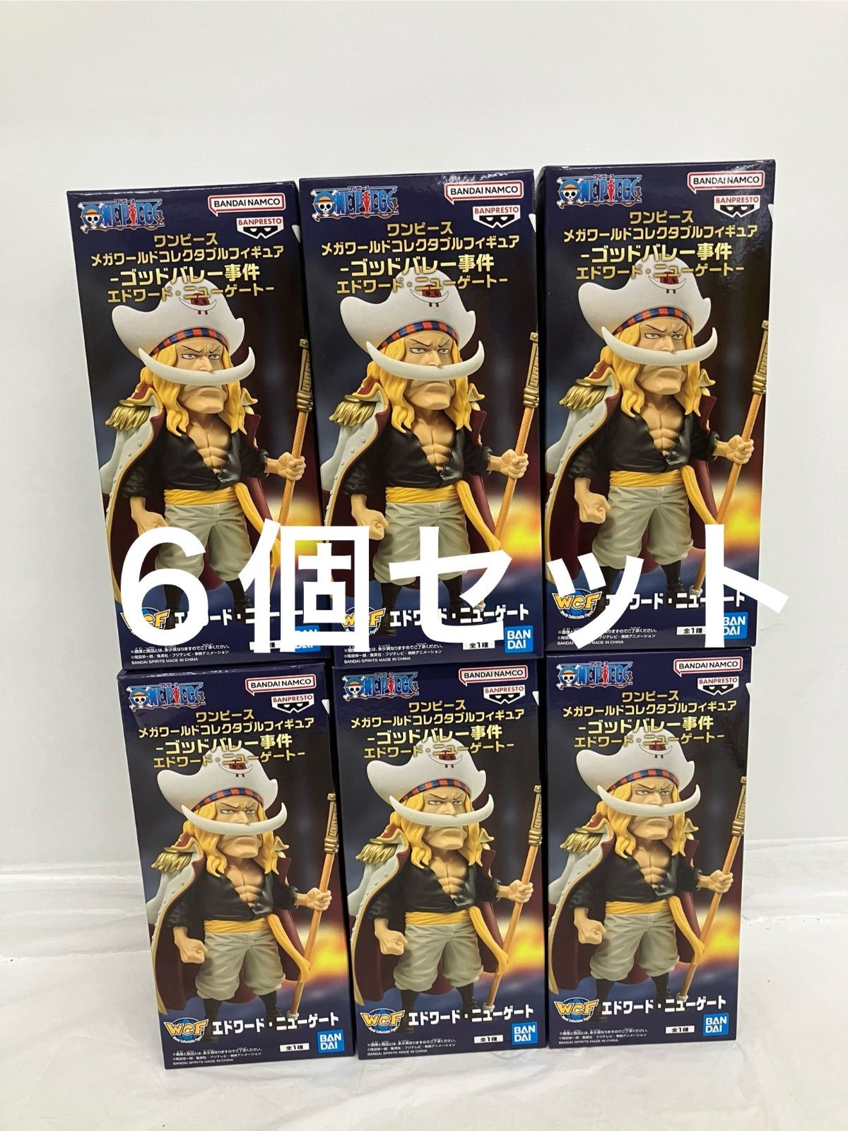 ワンピース メガワールドコレクタブルフィギュア 6体セット 未開封 ワンピース ONE PIECE メガワールドコレクタブルフィギュア