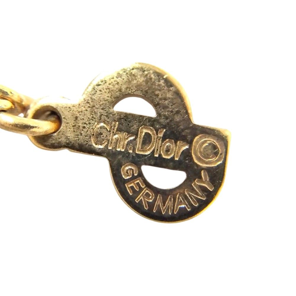 クリスチャンディオール Christian Dior CD ロゴ ネックレス ライン