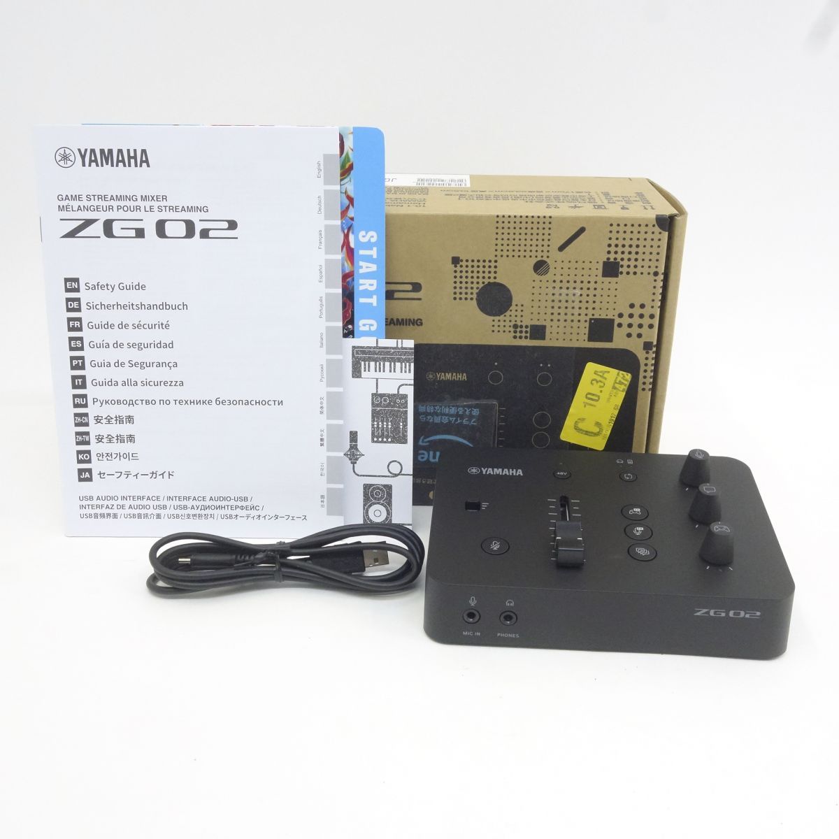 YAMAHA ヤマハ ZG02 GAME STREAMING MIXER ゲームストリーミングミキサー オーディオインターフェース USBタイプ ※中古 12,160円