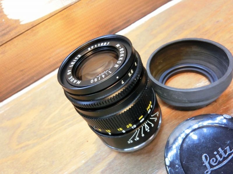 7922 良品 ライツ ライカ LEITZ M-ROKKOR 90mm 4 Mマウント 中望遠