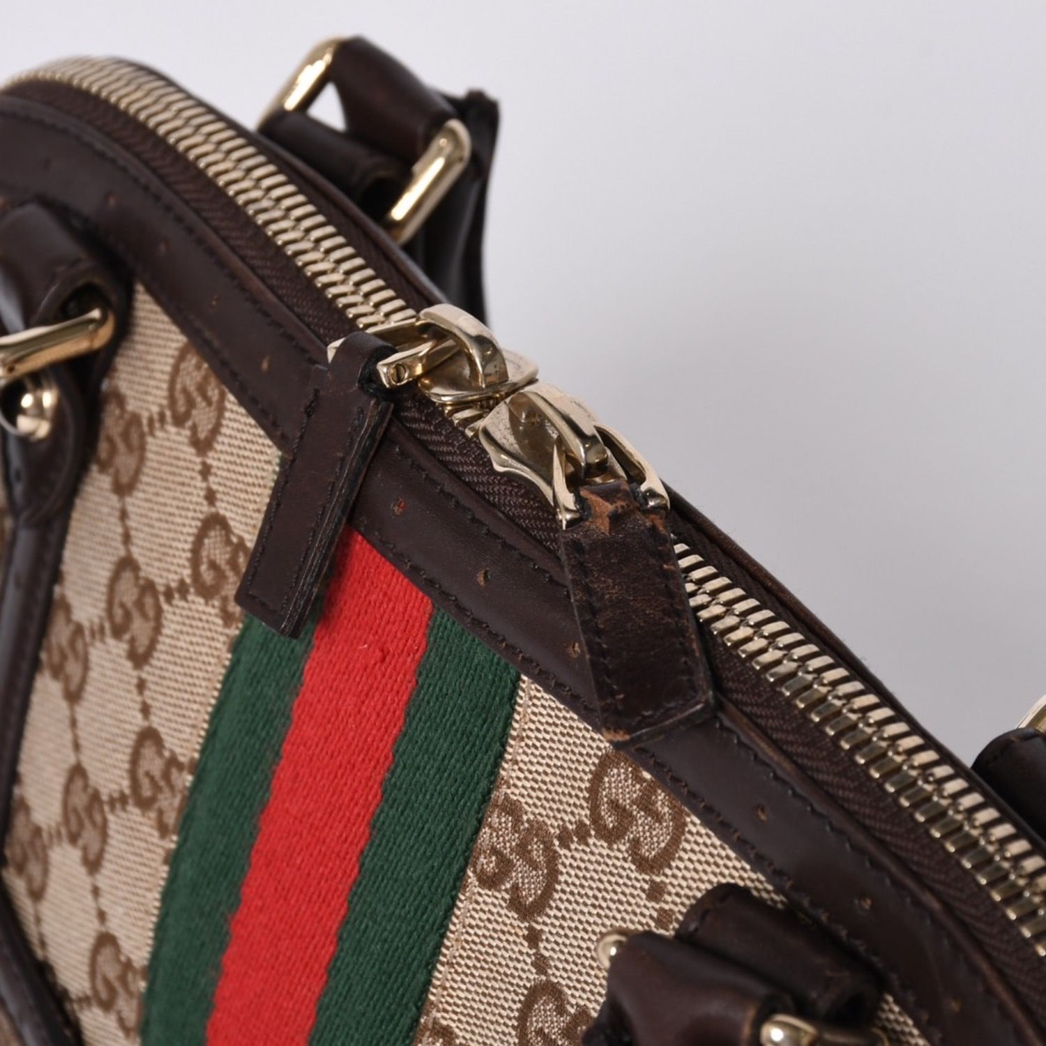 グッチ　ビジネスバッグ　シェリーライン A4対応】GUCCI グッチ ビジネスバッグ GGスプリーム シェリーライン