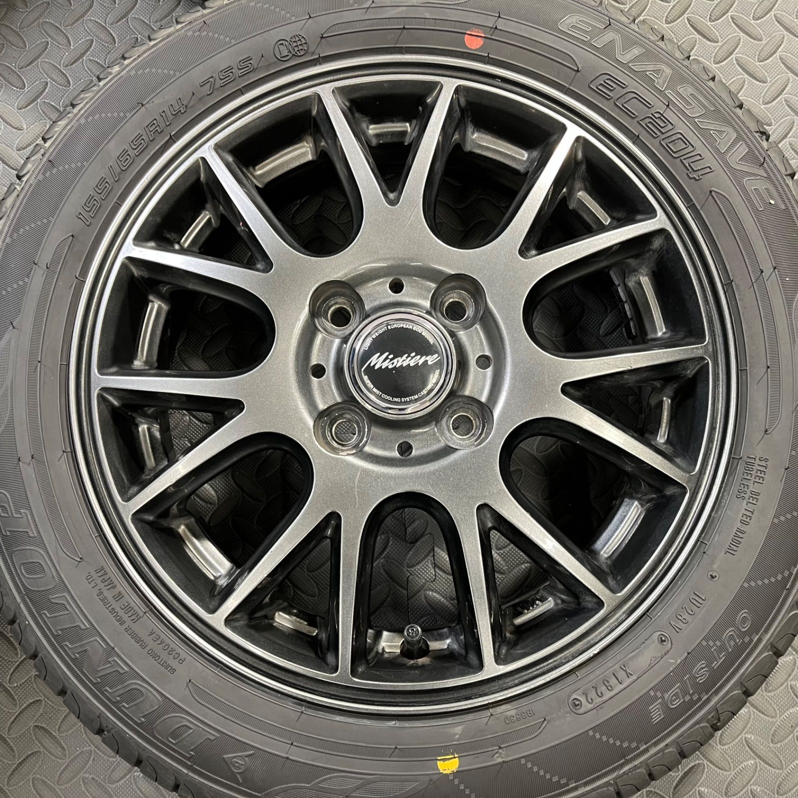 21〜23年製 155/65R14 ダンロップ エナセーブEC204 ミスティーレ RB14 