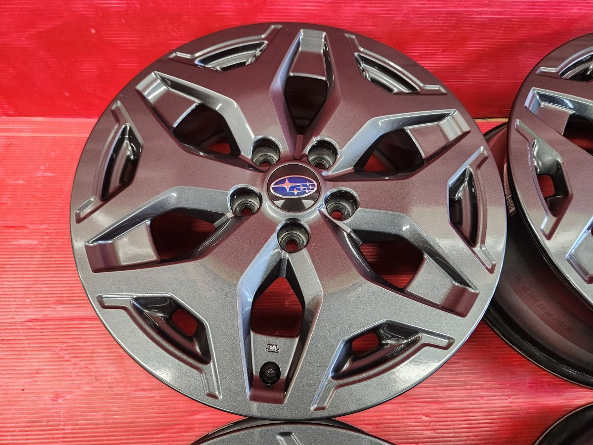 フォレスターSK系 純正17インチホイール 17X7J 5H 114.3 +48 スバル SUBARU フォレスター SJ5 後期 純正 17インチ ホイール 4本 7J